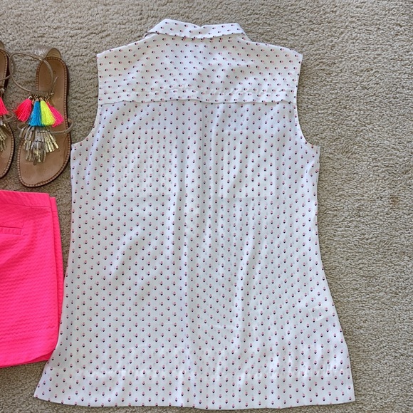 Ann Taylor Sleeveless Popover Blouse - Picture 6 of 6